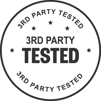 Third-party tested